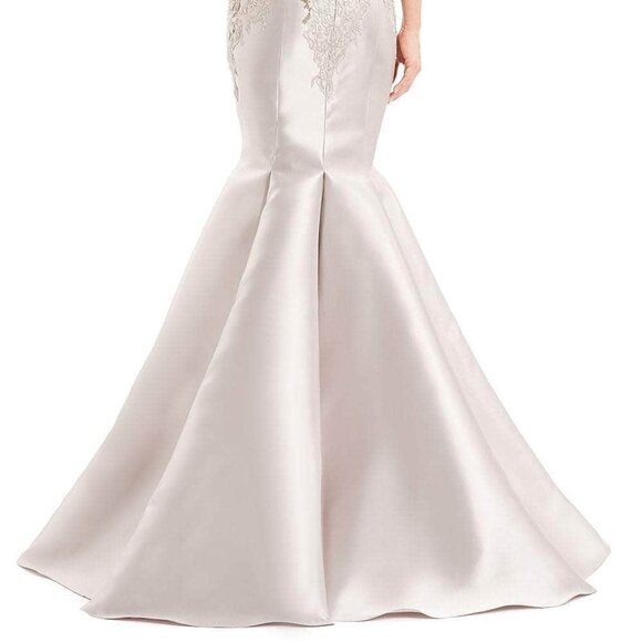 NWT Daymor 1667 Beaded Evening Dress Navy Size 12 - Picture 4 of 6